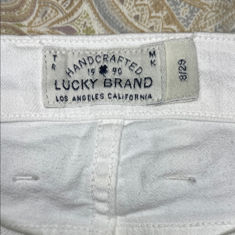 Lucky Brand Sienna Weekender Women's Crisp White Cropped Jeans - Picture 9 of 10